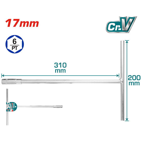 Cle a douille 17mm - THTSW1706