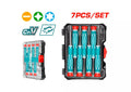 Jeu de tournevis de précision +/- Torx 7 pièces TOTAL | THT250726
