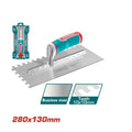 Truelle à plâtrer, Lisseuse à dents 130x280mm TOTAL | THTT81286