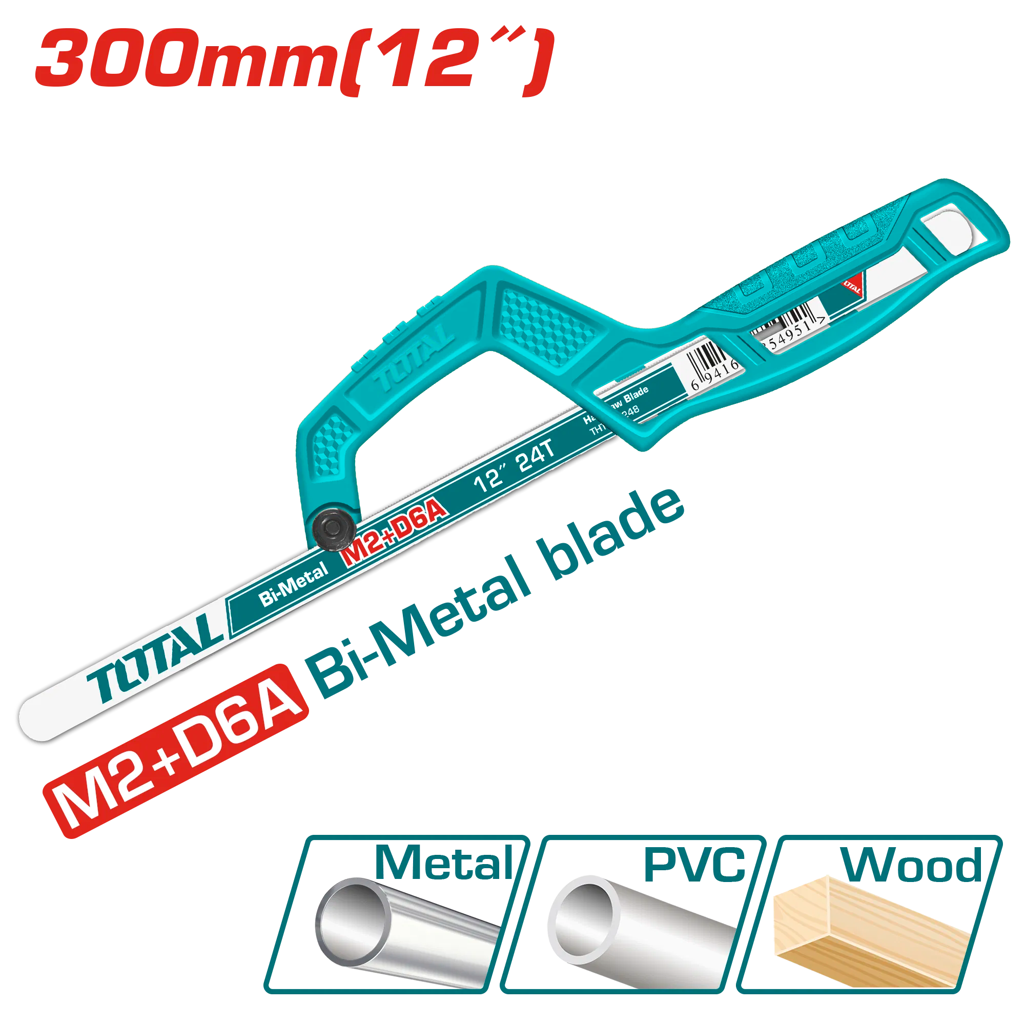 Scie a metaux 300mm 12" THMHF1504