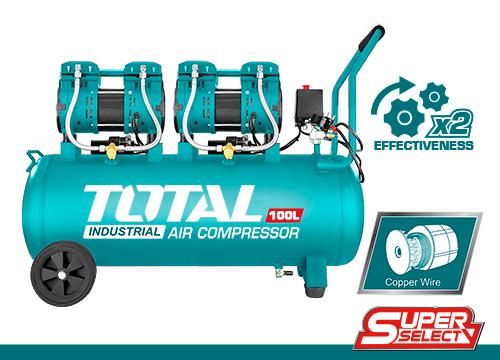 Compresseur a air 100L silencieux TCS2241008