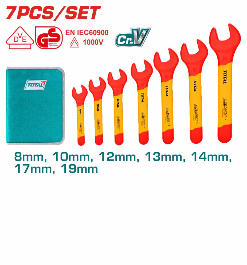 Jeu 7 clés à fourche isolée 1000v - THKISPA0701