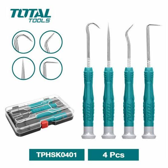 Ensemble de 4 pics et crochets TOTAL | TPHSK0401