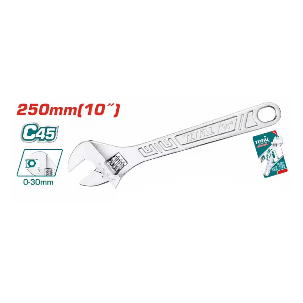 Clé à Molette 250mm TOTAL THT1010103