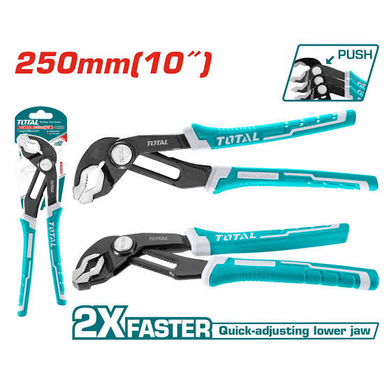 Pince Multiprise Crocodile a bouton 250mm Total THTJ381006