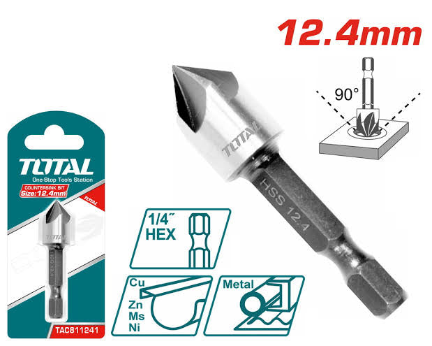 Foret a fraiser acier 12.4mm TAC811241