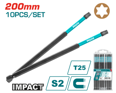 Embout long T25 200mm - TACIM16T2583 possibilité de vente a la piece