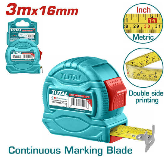 Metre ruban a mesurer 3m*16mm TMT34316M