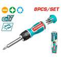 Tournevis a cliquet 8 pcs TACSD30086