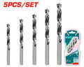 Ensemble de 5 meches à bois TOTAL TACSD7055