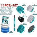 Jeux de brosse de nettoyage 11 pieces TACB1101