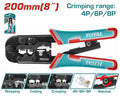 Pince à sertir modulaire 200mm (8") (4,6,8P) TOTAL TMPCN5468R