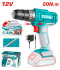 Visseuse 12v avec une batterie 1.5amp  et un chargeur TDLI1218