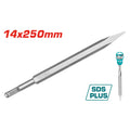 Burin pointuSDS Plus 14x250 Mm TOTAL TAC1511141 Pour Perçage et Démolition