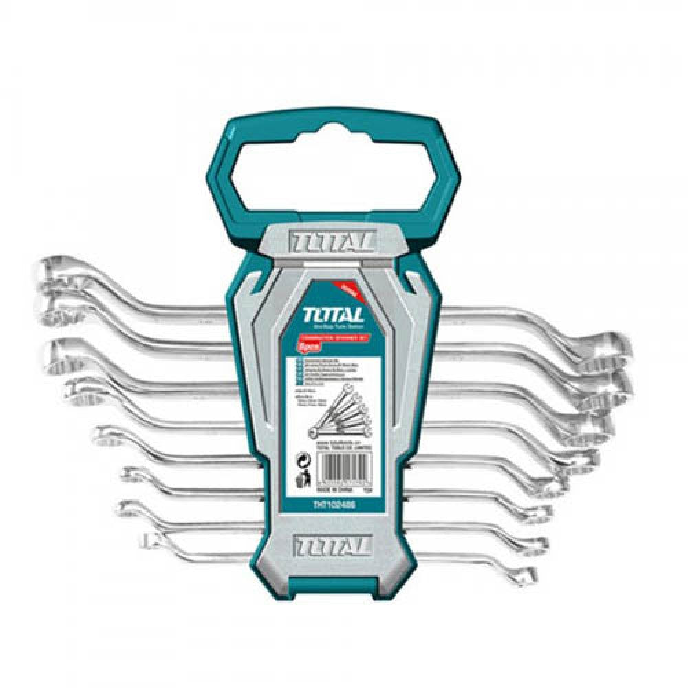 Jeu De 8 Clés À Anneaux Déportées 6-22mm Total THT102486