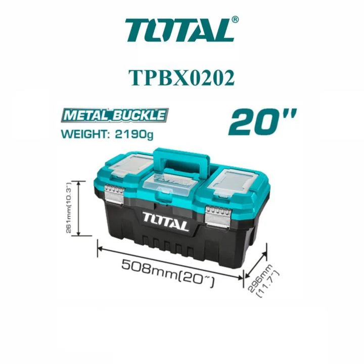 Boite À Outils en plastique  20″ Total TPBX0202