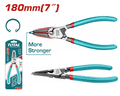 Pince Circlips Internes À Tête Droite 7″ / 180mm Total THTJ21803