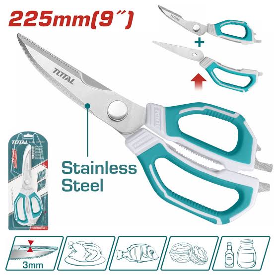 Ciseaux De Cuisine 5en1 225 Mm Total THSCRS822251