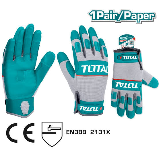 Gants de travail professionnel et mécanique  XL TOTAL | TSP1806-XL