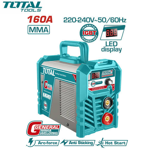 Poste à Souder 160A MMA à Onduleur TOTAL | TW216028