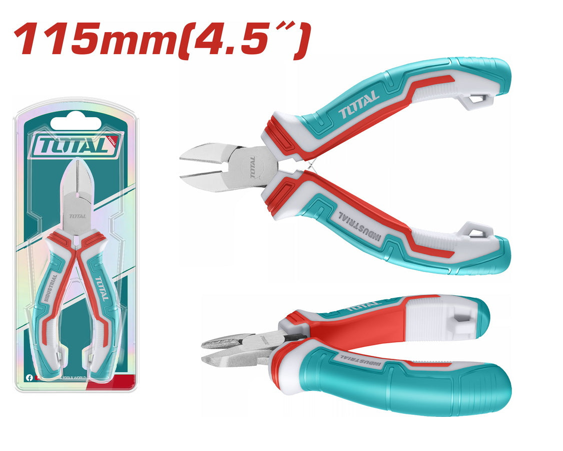 Mini Pince coupante diagonale 4,5" 115mm TOTAL | THTMN356