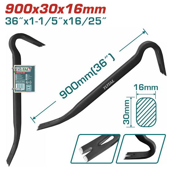 Arrache-clous 24“ (600×30×16mm) en acier | THT431242