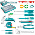 Boîte À Outils 11Pcs Avec Coffret Empilable  THKTV02H111