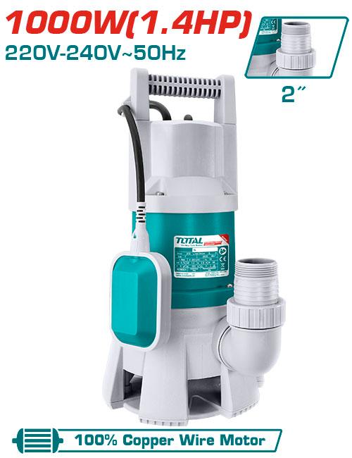 Pompe vide cave pour eaux usées 1.4 hp 1000w TWP810001