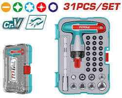 Jeux de tournevis a cliquet 31 pcs TACSD30316