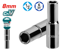 Douille Hexagonale longue  8mm 1/2″ THTST12083L